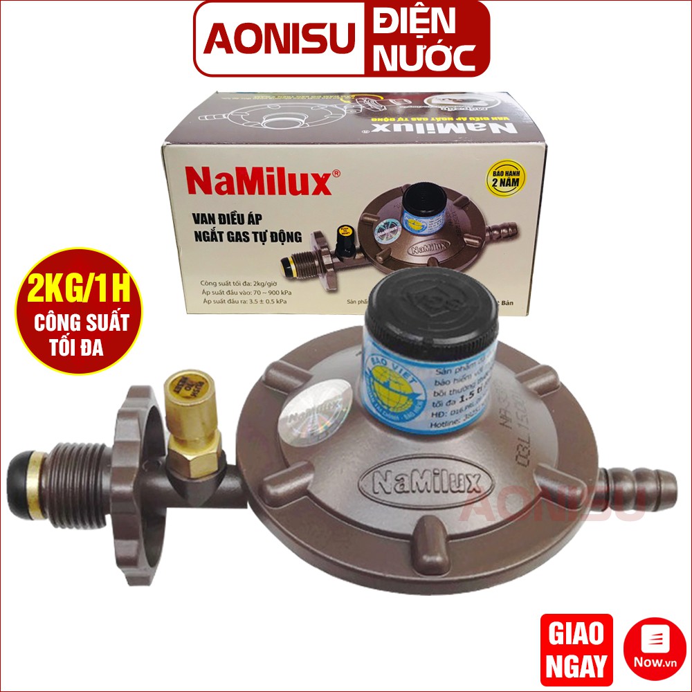 Van Điều Áp Ngắt Gas Tự Động NAMILUX 337S - Van Gas Tự Động. Chất Lượng Đạt Tiêu Chuẩn Nhật Bản, Có Tem Chống Giả AONISU