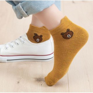 Vớ gấu, tất gấu Brown cổ ngắn siêu xinh nhiều màu