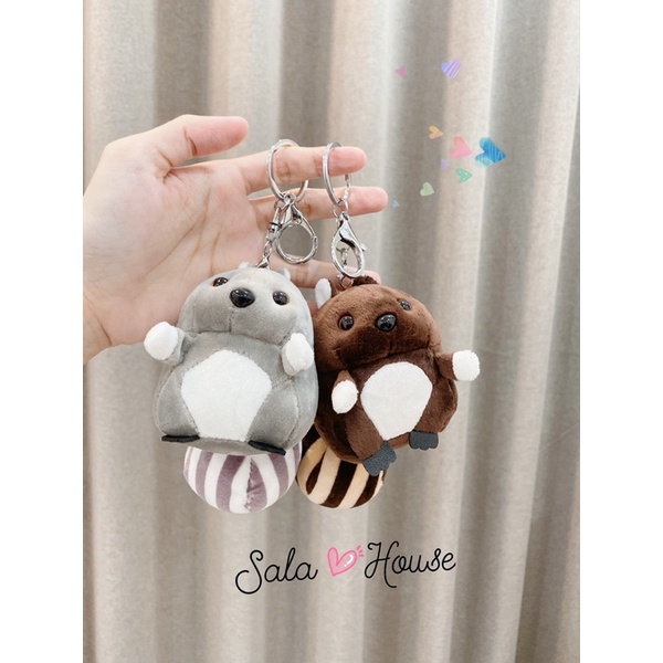 Móc khoá gấu bông con sóc 🦫