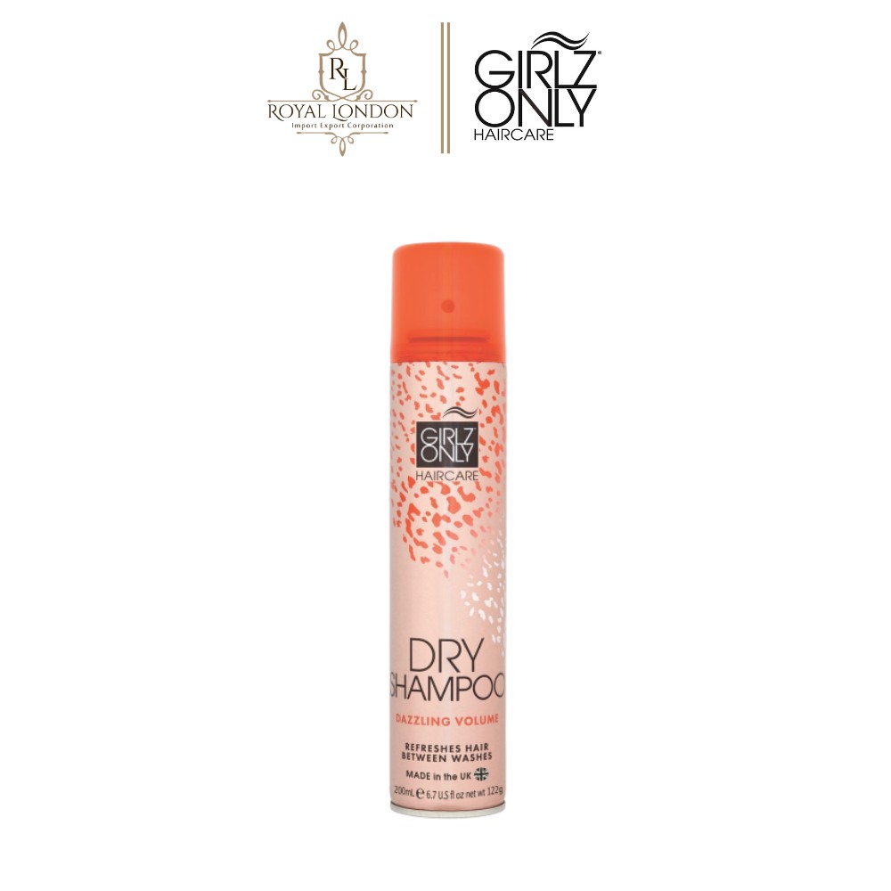 Dầu Gội Khô Girlz Only Dazzling Volume 200ml