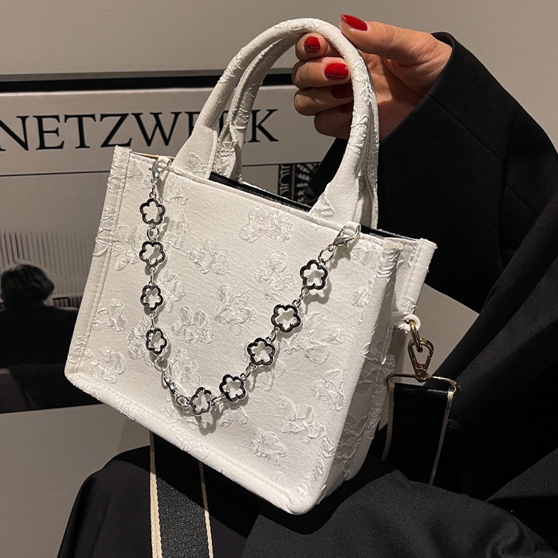 Túi đeo chéo vai IELGY dây bản rộng dệt lụa jacquard sức chứa lớn thời trang cho nữ