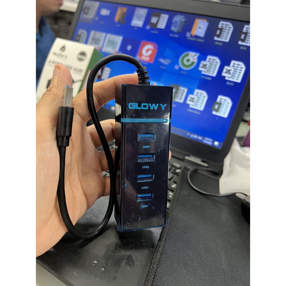 Hub chia cổng USB 3.0 và 2.0 Glowy - Chính hãng - Bảo hành 12 tháng !!! .