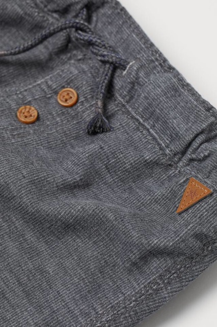 Quần nhung 2 lớp HM auth cho bé