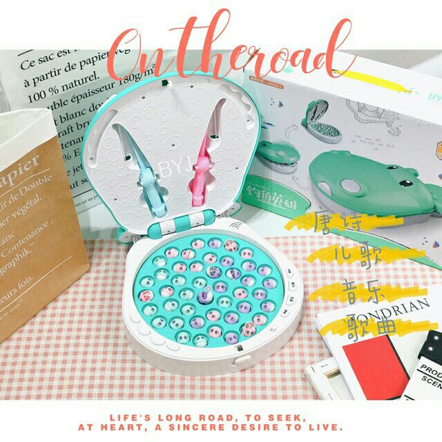 Đồ chơi câu cá trẻ em 2 cần câu có cân thăng bằng toán học