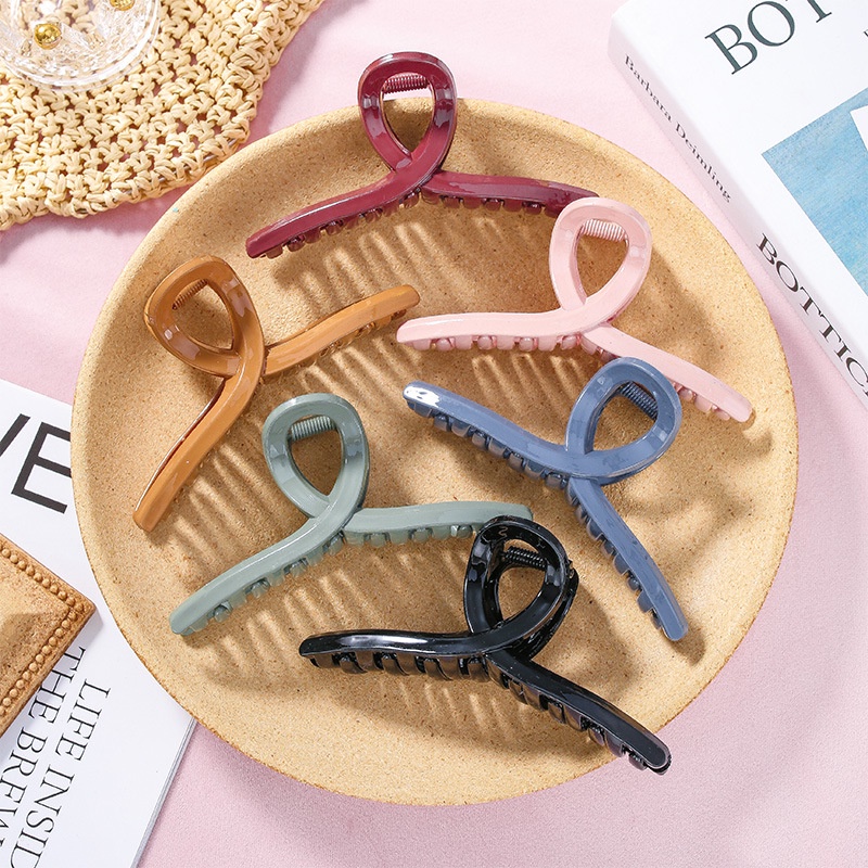 Kẹp Tóc Vải Nhung Cỡ Lớn Phong Cách Hàn Quốc Thời Trang Cho Nữ