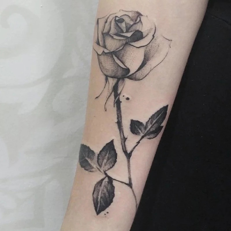 [Hàng mới về] Hình xăm dán tạm thời chống thấm nước họa tiết hoa nhỏ 3D nhiều phong cách khác nhau dành cho nam và nữ