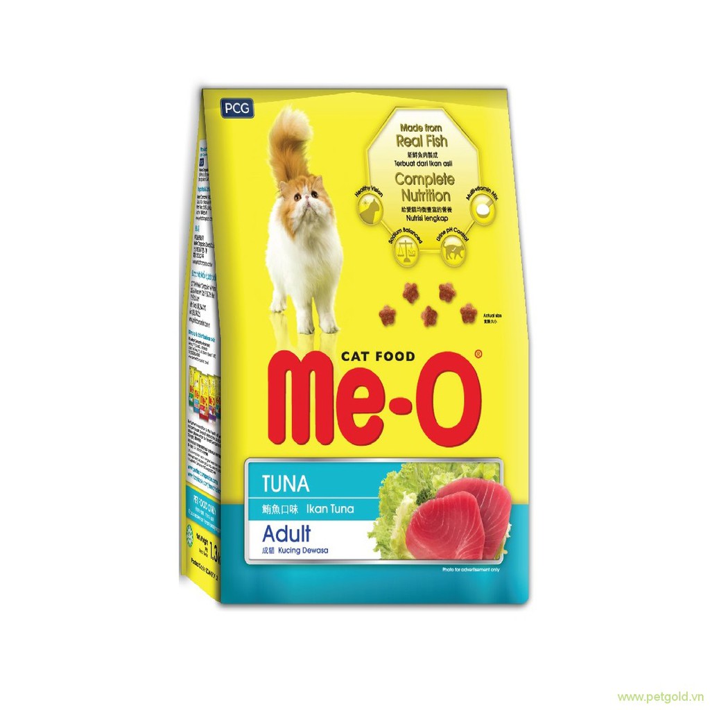 Thức ăn hạt cho Mèo lớn ME-O gói 350g - Vị Cá Ngừ -