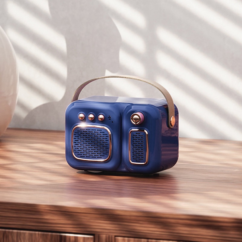 Loa Bluetooth không dây mini thiết kế cổ điển T3 decor trang trí phòng làm quà tặng ý nghĩa - mẫu mới 2022