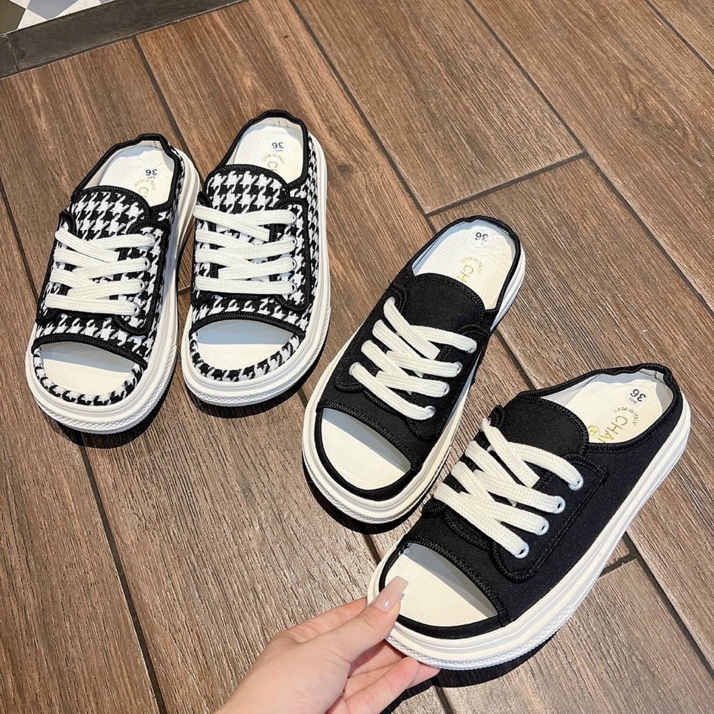 Giày slipon đế bằng tăng chiều cao