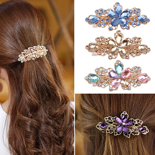 Kẹp tóc đính đá sang trọng cho nữ