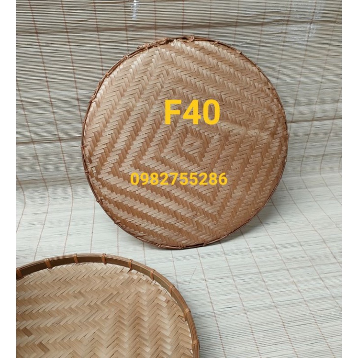 [bộ 3] mẹt tre 40cm