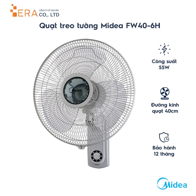 Quạt treo tường Midea FW40-6H