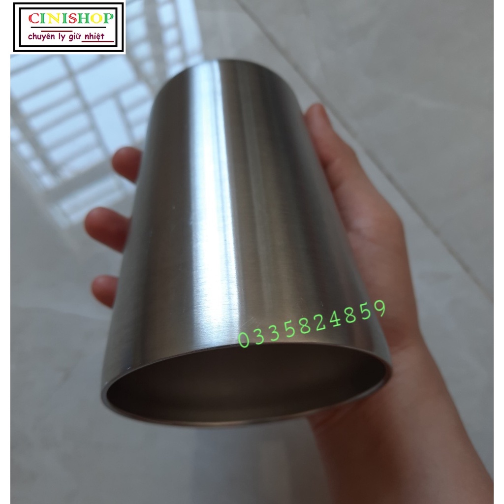 Ly Giữ Nhiệt Mickey Trơn Inox 304 Nội Địa Nhật 450ml_ CINISHOP