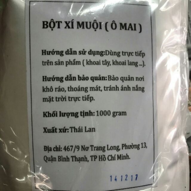 Bột xí muội (ô mai) gói 1 kg