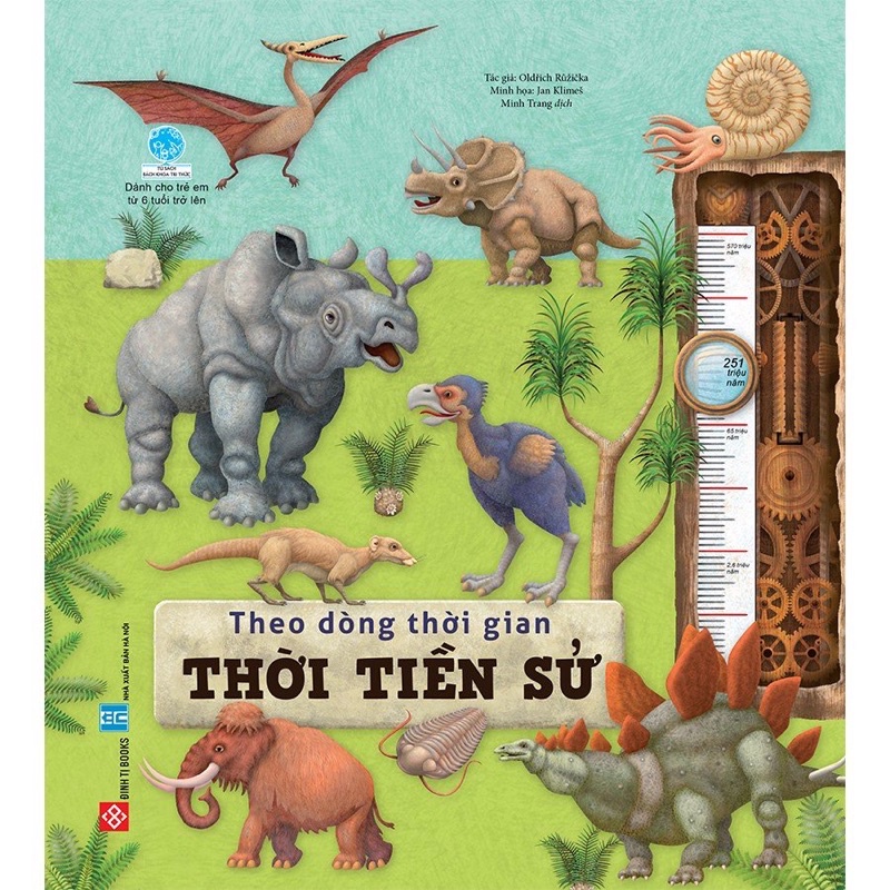 Sách - Theo dòng thời gian - bộ 2 cuốn: Các phát minh khoa học/ Thời tiền sử - mã lẻ lựa chọn