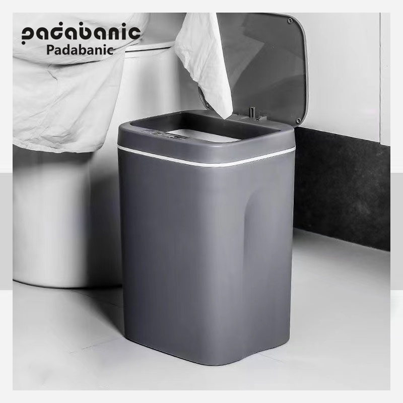 Thùng rác thông minh Padabanic 16L , 14L cảm ứng tự động đóng mở tiện lợi sang trọng , hợp vệ sinh