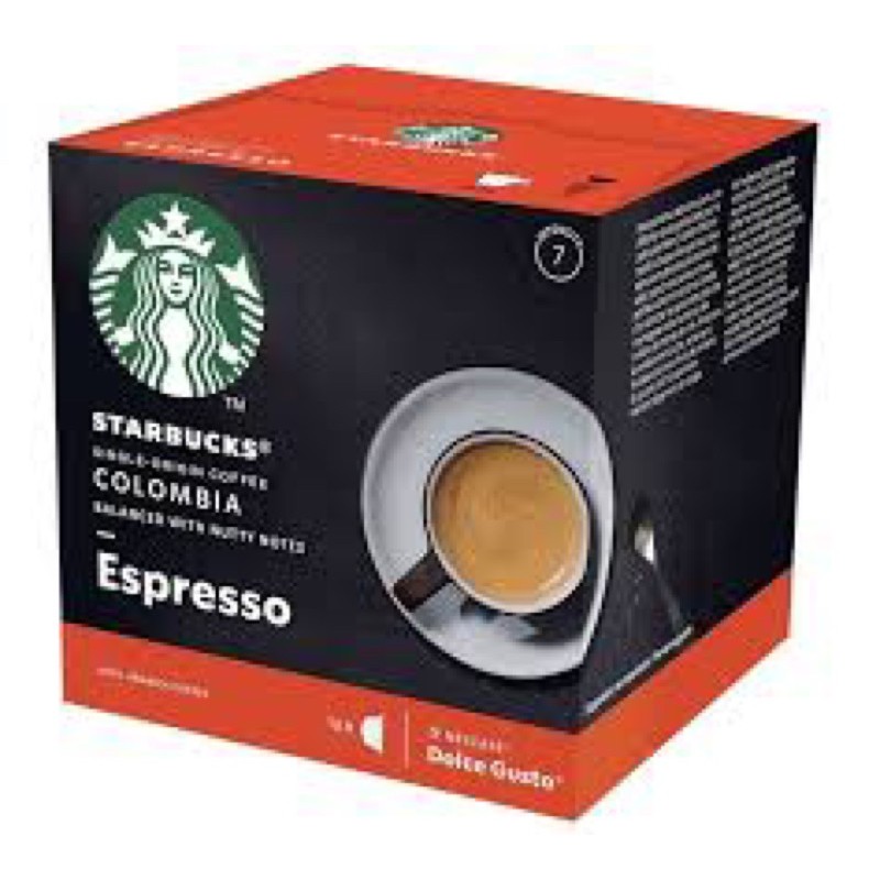 Viên nén cafe pha máy Starbucks Espresso Colombia date 06/22