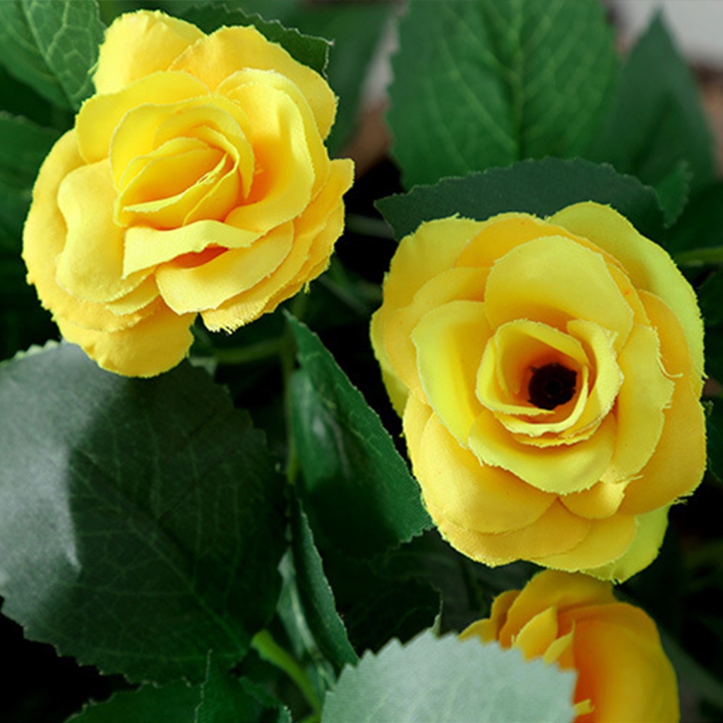 Dây Hoa Hồng Nhân Tạo Treo Tường Trang Trí Nội Thất Mới