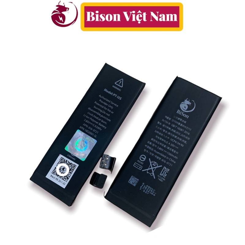 Pin Bison Con Trâu 5/5S/5C Con Trâu + Tặng Kèm Vít + Seal Pin