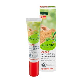 Serum chống mụn khẩn cấp Alverde Naturkosmetik Clear Anti-Pickel Sos Serum Heilerde 15 ml