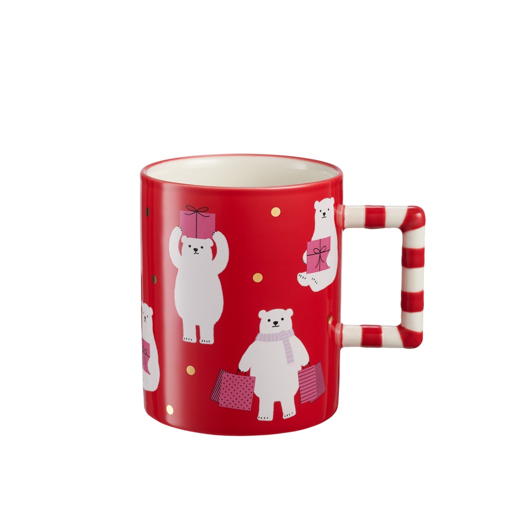 Ly Mug Starbucks 12Oz (354ml) Gift Wrapping Bear