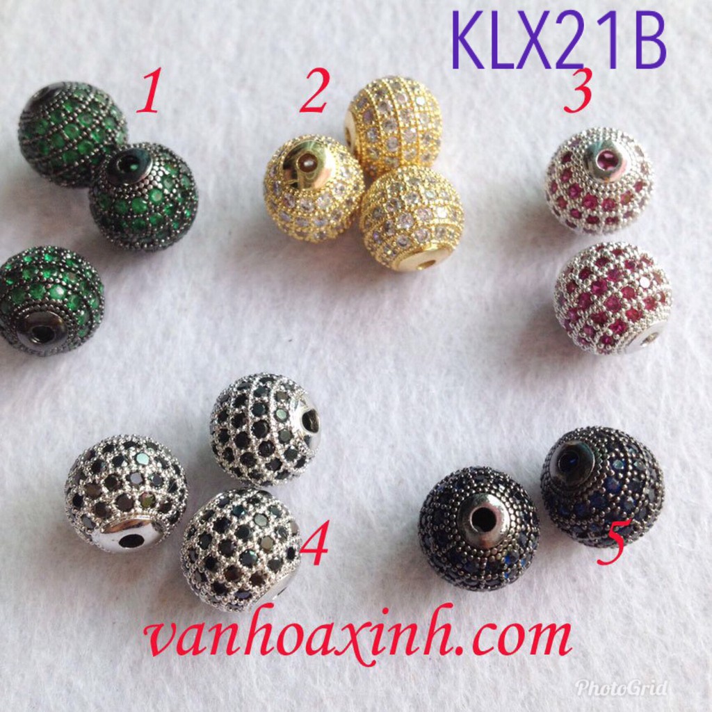 1 viên Charm xịn bạc Thái trang trí vòng tay handmade