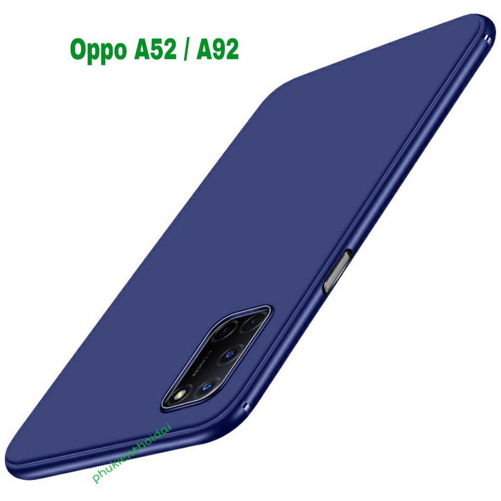Ốp lưng Oppo A92 / Oppo A52 dùng chung TPU dẻo màu siêu mỏng ôm khít máy