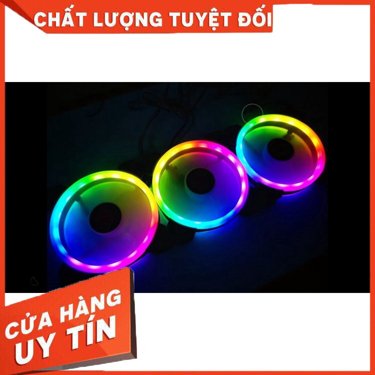 Quạt tản nhiệt (Fan) vitra ring rgb 12cm cao cấp