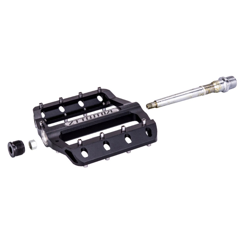 QQ Set 2 Bàn Đạp Xe Đạp Leo Núi JT02 Bằng Hợp Kim CNC Chống Trượt Mạnh Mẽ