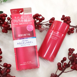 Kem lót Shiseido Aqualabel Moist Base SPF20 PA++ đỏ