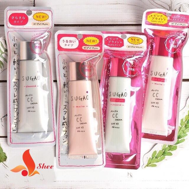Kem Nền CC Sugao SPF 23 , DD Sugao SPF 50 , Phấn Phủ Sugao Rohto Nhật Bản | BigBuy360 - bigbuy360.vn