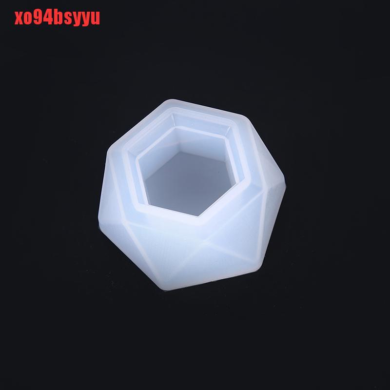 Khuôn Silicon Làm Giá Đỡ Đèn Cầy DIY Hình Chậu Hoa Xo94Bsyu