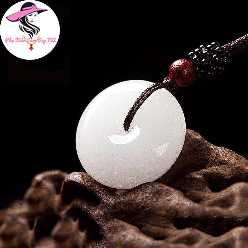 Mặt Dây Chuyền Đồng Điếu Đá Ngọc Onyx - Tặng Kèm Dây Đeo Và Hôp Đựng