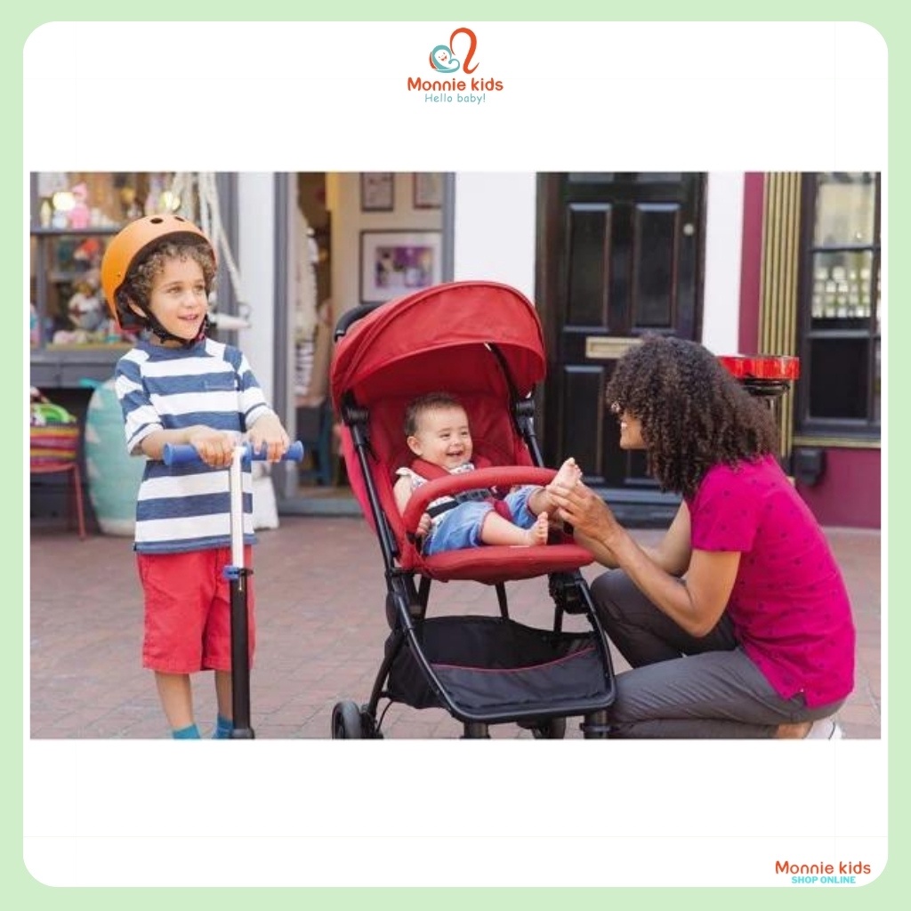 Xe đẩy gấp gọn cho bé Joie Pact, xe nôi du lịch đa năng cho trẻ - Monnie Kids