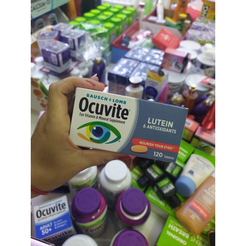 Ocuvite 120 viên bổ mắt dành cho người trẻ dưới 50 tuổi
