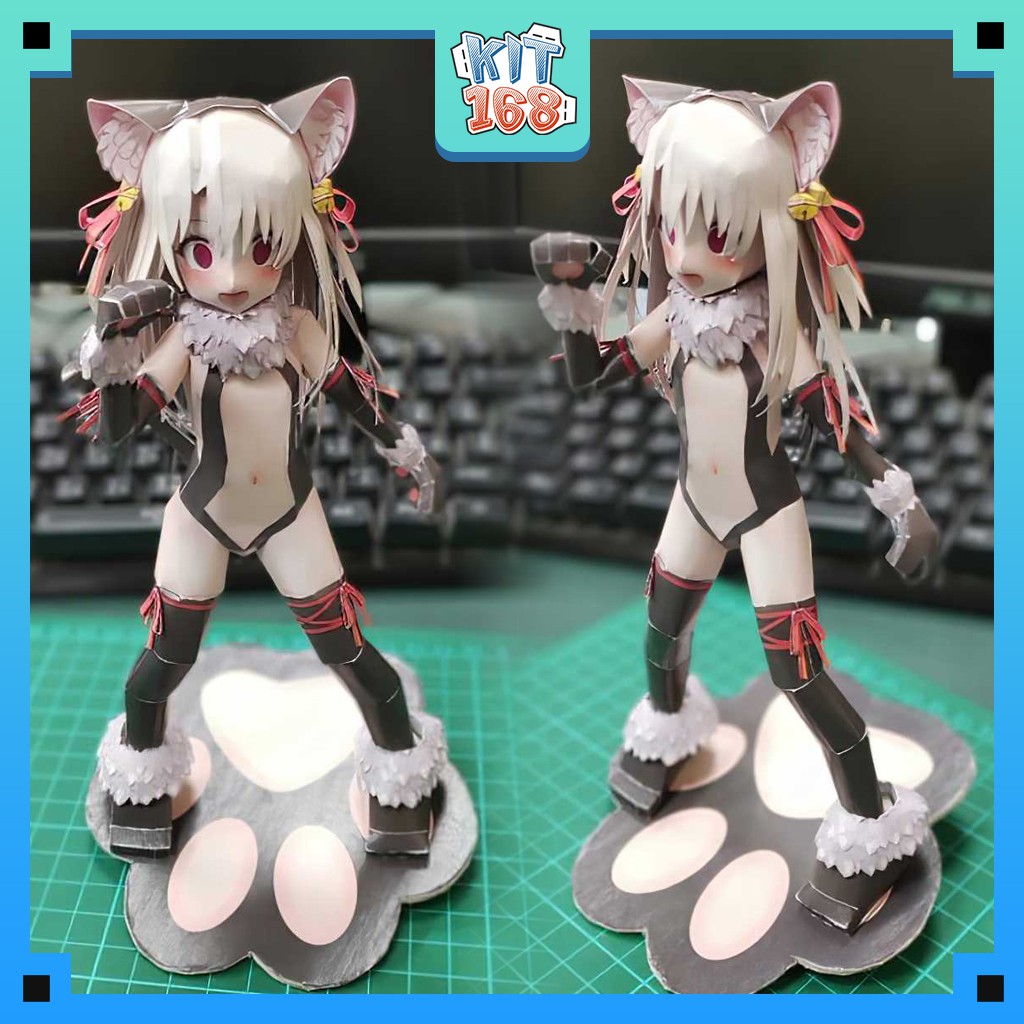 Mô hình giấy Anime Cute Illyasviel Von Einzbern Beast - Fate Grand Order