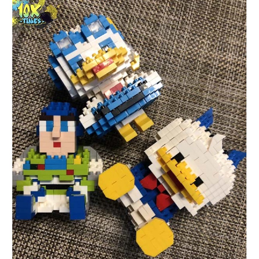 Lego 3d dễ thương toy story hoạt hình công chúa, kì lân, quà tặng bạn gái, quà tặng trẻ em, đồ decor xinh xắn