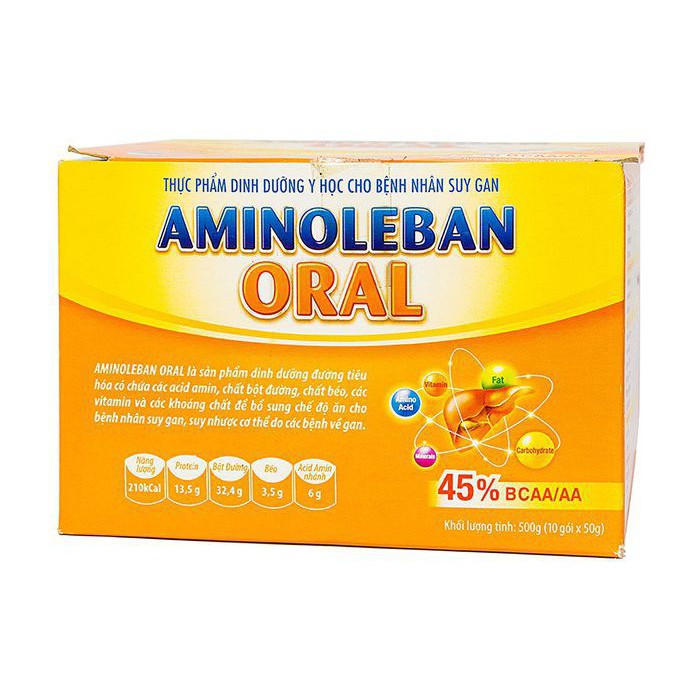 Aminoleban Oral bảo vệ sức khỏe người sử dụng, phục hồi chức năng gan bị tổn thương do sử dụng rượu bia, người xơ gan