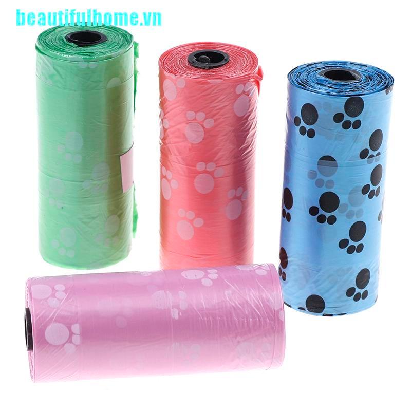 Cuộn 10 túi đựng rác vệ sinh tiện dụng