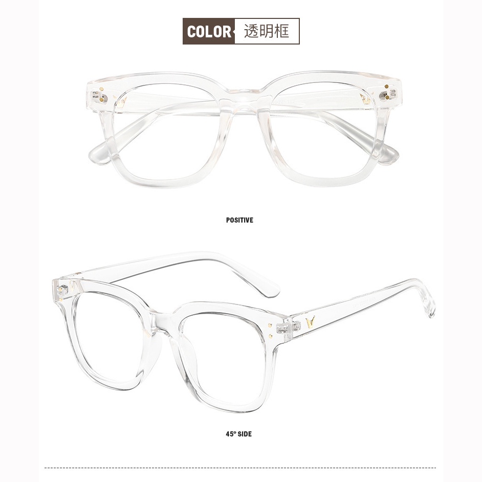 iF YOU Kính Mát Trong Suốt Chống Bức Xạ Phong Cách Hàn Quốc Cho Nữ