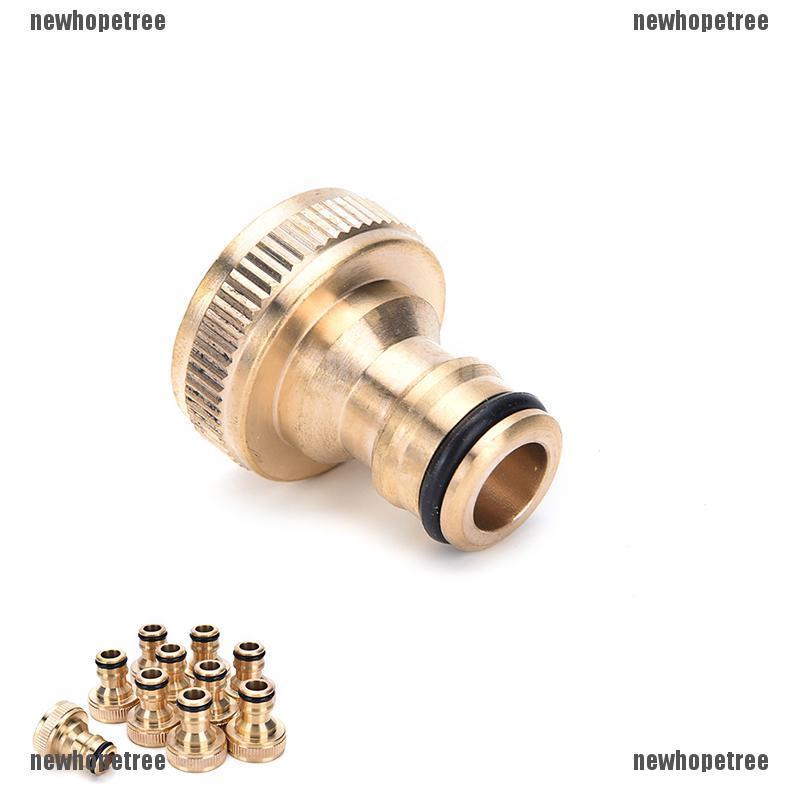 2 đầu nối ống nước bằng đồng thau 3/4&quot;