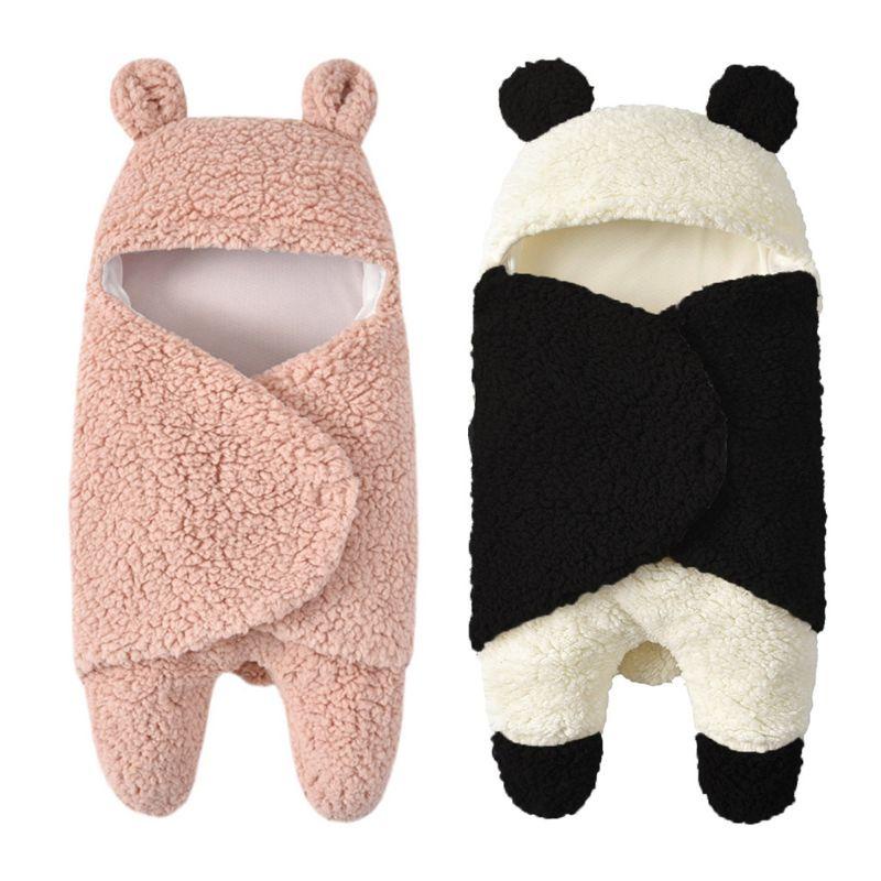 Túi Ngủ Vải Bông Siêu Mềm Mại Họa Tiết Hoạt Hình Dễ Thương Cho Bé Sơ Sinh