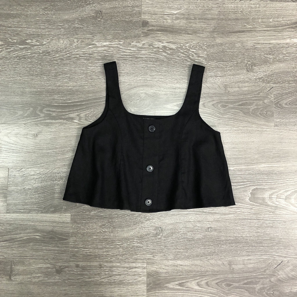 Áo HOBBS crop nút dây bảng 4M