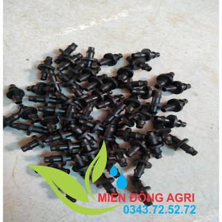 100 Nối Ống PE 5mm(màu đen)