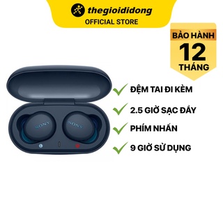 Tai nghe Bluetooth TWS Nhét tai Sony WF-XB700 Chống nước IPX4 Chính hãng BH 12 tháng - Pin 18 giờ có hộp sạc