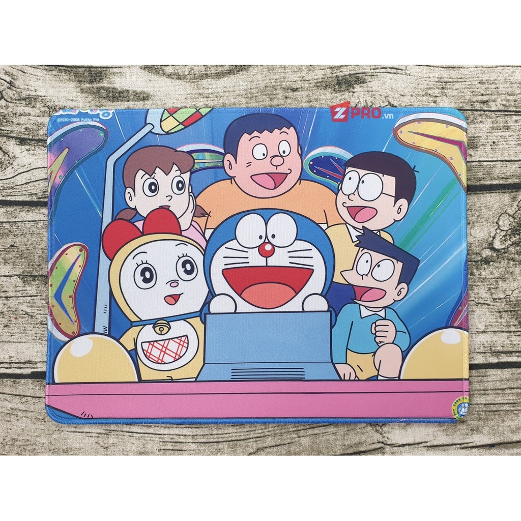 Lót chuột Doraemon Cỗ Máy Thời Gian 32x24cm dày 4 ly