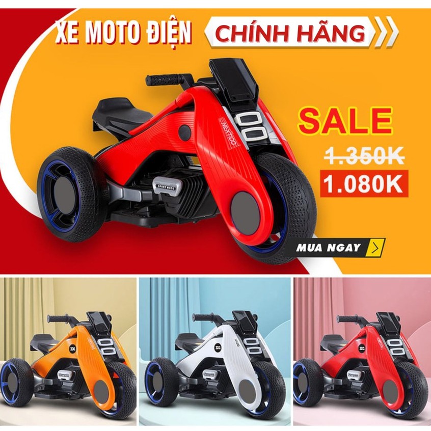 [HÀNG LOẠI 1]Xe Máy Điện Trẻ em - Xe MoTo Điện Địa Hình - Trọng tải lớn, giúp bé phát triển toàn diện- BẢO HÀNH 12 THÁNG