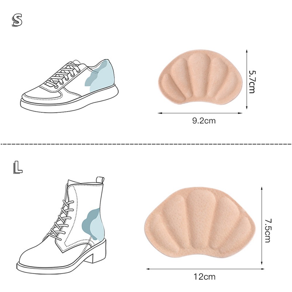 (Hàng Mới Về) Miếng Lót Giày Mềm Mại Chống Đau Tự Dính Cho Giày Cao Gót