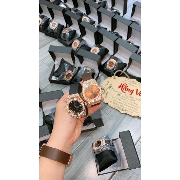 Đồng hồ thời trang nữ, VIỀN ĐÍNH ĐÁ, kèm ảnh thật | BigBuy360 - bigbuy360.vn