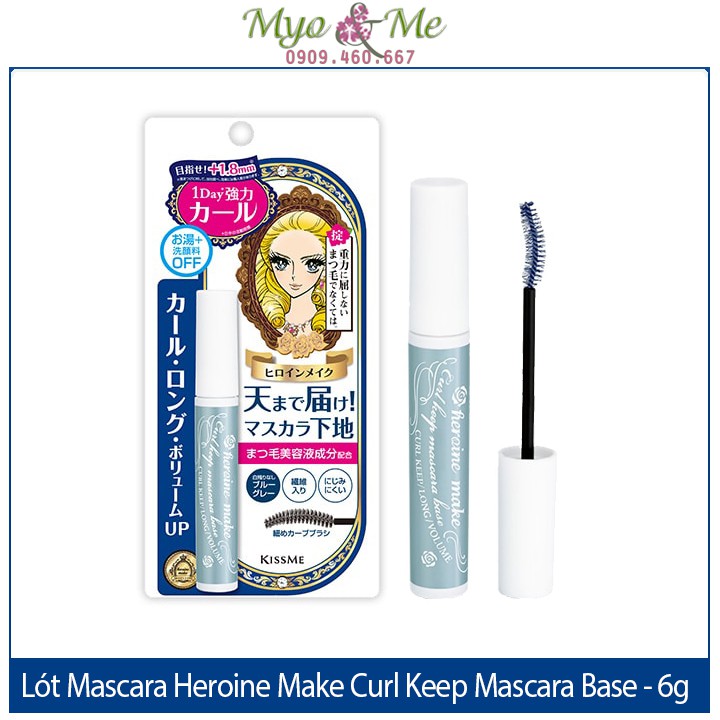 Lót Mascara Kiss Me Heroine Make Curl Keep Mascara Base